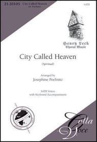 City Called Heaven SATB choral sheet music cover Thumbnail